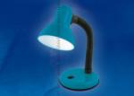 Uniel TLI-224 светильник настольный 60W E27 металл ярко-голубой, без упак.