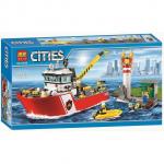 BELA Cities 10830 "Пожарный катер", 450 деталей