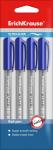 ручка шариковая ErichKrause® U-11, Ultra Glide Technology, цвет  чернил синий (в пакете по 4 шт.)