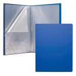Папка файловая пластиковая ErichKrause® Classic, c 10 карманами, A4, синий (в пакете по 4 шт.)