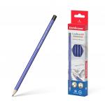 Чернографитный шестигранный карандаш  ErichKrause® Grafica 100 B (в коробке по 12 шт.)