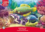 альбом для рисования на клею ArtBerry® Подводный мир, А4, 20 листов