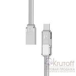 Кабель USB Remax Gplex RC-070th Silver в подарочной упаковке