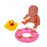 Игрушки для ванны «Малыш и утёнок с кругом», набор 3 шт.