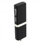 Флэш-диск 32GB SILICON POWER LuxMini 710 USB 2.0, металл. корпус, черный, SP032GBUF2710V1K
