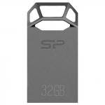 Флэш-диск 32GB SILICON POWER Jewel J50 USB 3.1, металл. корпус, серый, SP032GBUF3J50V1T