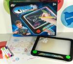 Светящаяся доска-планшет для рисования Glow drawing board Yi Ma Toys YM167 (4 неоновых цвета) 3 в 1