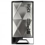 Флэш-диск 32GB SILICON POWER Touch 850 USB 2.0, металл. корпус, титановый, SP032GBUF2850V1T