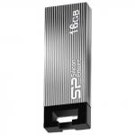 Флэш-диск 16GB SILICON POWER Touch 835 USB 2.0, металл. корпус, серый, SP016GBUF2835V1T