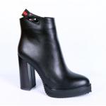 19-13701-1 черный (Иск.кожа/Байка) Ботинки женские