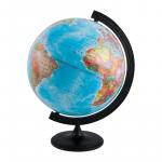 Глобус политический рельефный Глобусный мир, 25 см, на круглой подставке, 10177