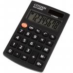Калькулятор карманный SLD-200NR, 8 разр., двойное питание, 62*98*10мм, черный, SLD-200NR