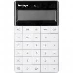 Калькулятор настольный Berlingo Power TX, 12 разр., двойное питание, 165*105*13 мм, белый, CIW_100