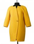 Рокси  демисезонное пальто  (желтое )