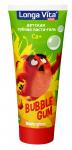 Лонга Вита дет. зуб. паста Angry Birds Bubble Gum, 75,0 от 3-х лет