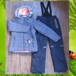 Комплект зимний (Куртка зимняя Icepeak parka Riona серый + Штаны горнолыжные Cool Club мембрана черный )