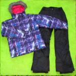 Комплект зимний (Куртка мембрана PINZEL PSG TECH сирень + Штаны горнолыжные ALPINE мембрана черный)