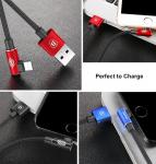 Кабель Baseus MVP Elbow Type Cable USB For IP 2A 1M Red