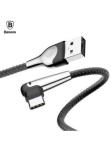 Кабель Baseus MVP Mobile game Cable USB For Type-C 3A 1M Black