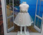 Нарядное платье для девочки (розовое)TRP1788  Esila Kids