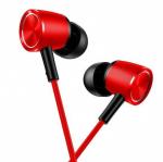 Наушники Baseus Encok Wire Earphones H07 Red+Black