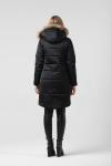 600-01 Пальто утепленное черное