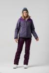 560-16 Женская спортивная куртка т.фиолетовый