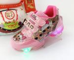 Светящиеся кроссовки на батарейках (розовые) KRSW27