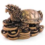 Фигура "Черепаха-дракон на деньгах", 6 см (кор 154 шт)