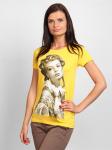 1822-1 футболка женская, желтая