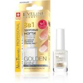 EVELINE.КОМПЛЕКСНАЯ РЕГЕНЕРАЦИЯ - ЗДОРОВЫЕ НОГТИ 8 в 1 - GOLDEN SHINE NAIL серии NAIL THERAPY PROFESSIONAL