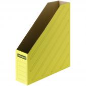 Накопитель-лоток архивный OfficeSpace (микрогофрокартон), ширина 75 мм, желтый, 225419
