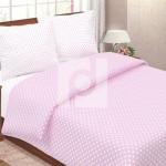 Горошек розовый Комплект постельного белья
