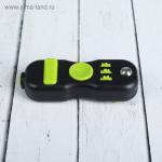 Джойстик-антистресс "Спиннер", зелёные кнопки, цвет чёрный