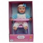 DEFA Lucy Кукла-младенец "Пупс на стульчике" (23 см., в ассорт.)