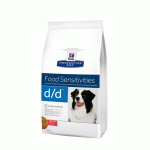 Хиллс PD d/d диетический корм с лососем и рисом для собак с пищевой аллергией 2 кг