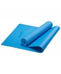 Коврик для йоги FM-101, PVC, 173x61x0,4 см, синий