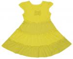 Платье детское GDR 02-051 (желтый/серый)