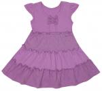 Платье детское GDR 02-051 (сиреневый/серый)