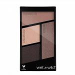 Wet n Wild Палетка Теней Для Век Color Icon Eyeshadow Quad (4 Оттенка)  E337 silent treatment