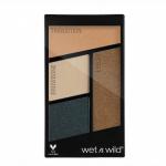 *Wet n Wild Палетка Теней Для Век Color Icon Eyeshadow Quad (4 Оттенка)  E343b hooked on vinyl