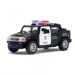 Машина металлическая Hummer H2 SUT (Police), масштаб 1:40, открываются двери, инерция, МИКС