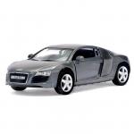 Машина металлическая Audi R8, масштаб 1:36, открываются двери, инерция, МИКС