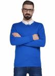 Свитера Merino Wool   состав: 100% Merino Wool джемпер мужской с круглым воротом, цвет синий