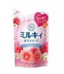 Жидкое мыло для тела с цветочным ароматом cow brand "milky" 400мл.см уп. (006323)