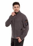 Norveg Fleece серия Casual  толстовка (куртка) мужская, цвет серый меланж