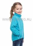 толстовка (куртка) для девочки, цвет светло-бирюзовый
