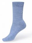 Носки Soft merino wool - мягкие носки с дополнительным утеплением в зоне стопы, цвет голубой