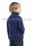толстовка (куртка) для мальчика, цвет синий