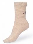 Носки Soft merino wool - мягкие носки с дополнительным утеплением в зоне стопы, цвет бежевый